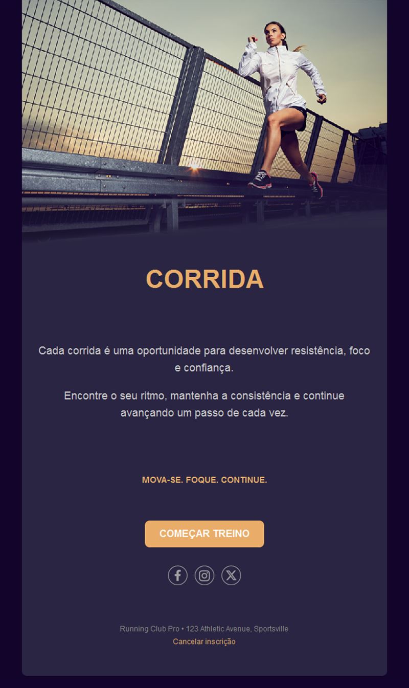 Energizing Running Event Templates