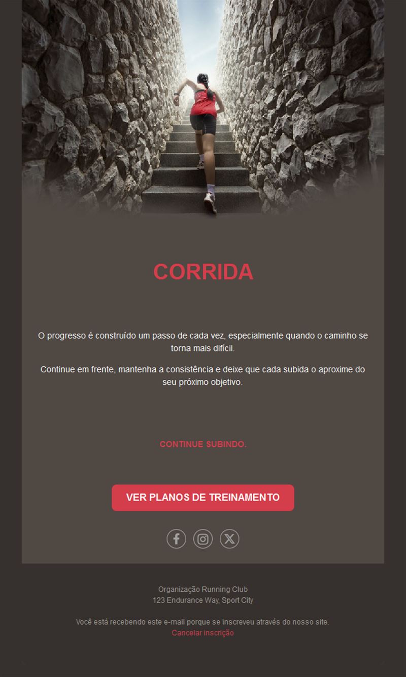 Energizing Running Event Templates