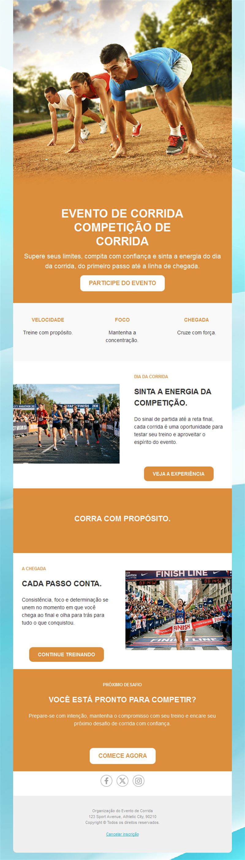 Energizing Running Event Templates