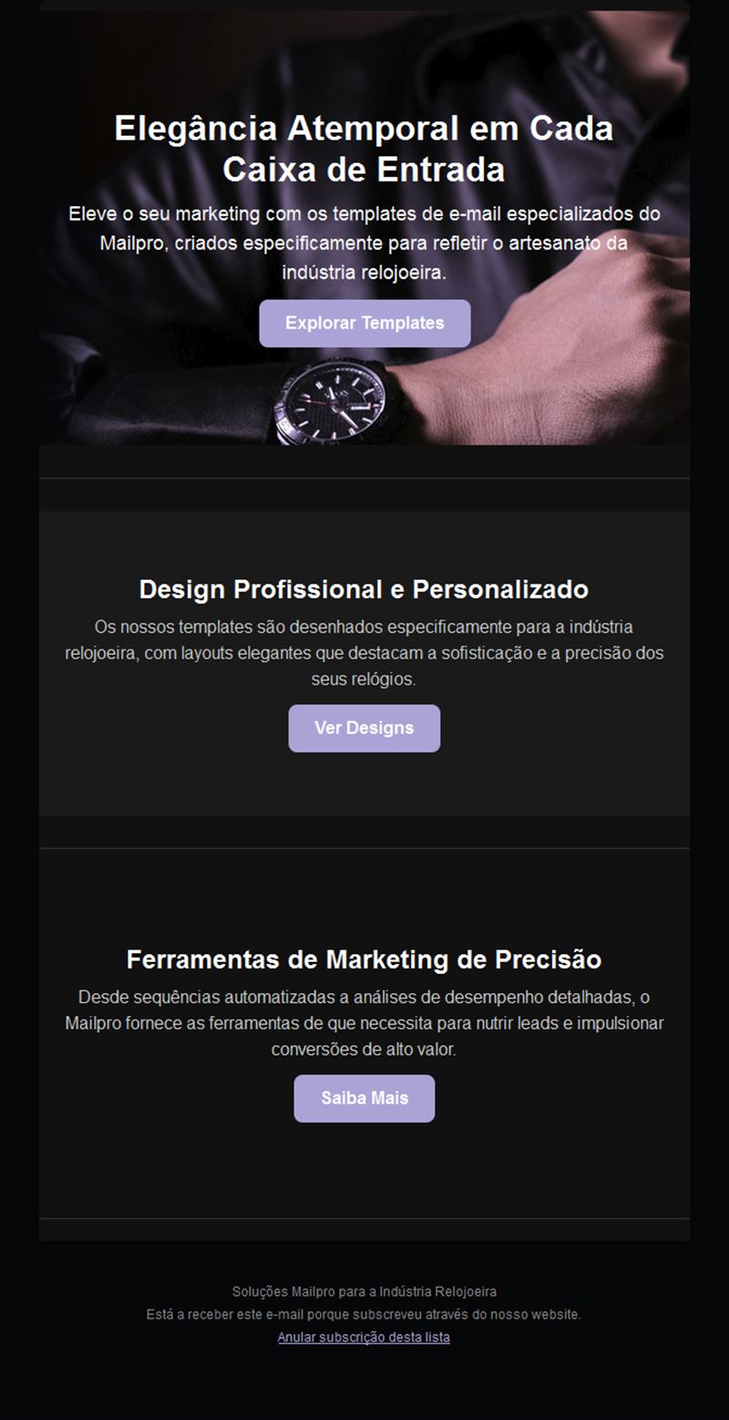 Luxury Watch Collection Templates