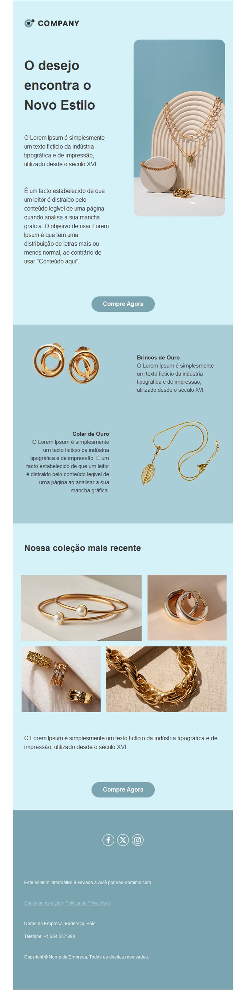 Jewelry Email Templates