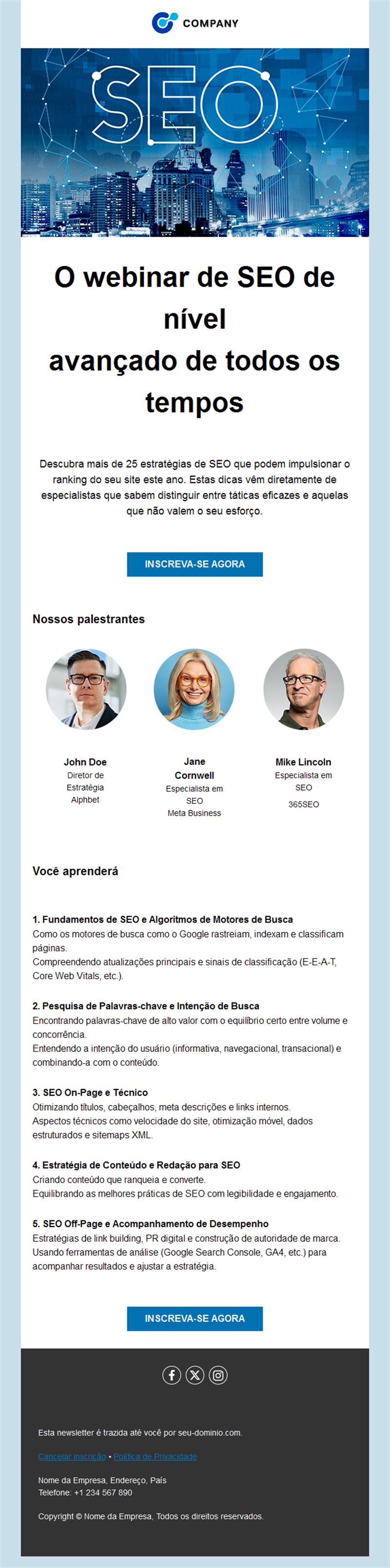 Event Invitation Email Templates
