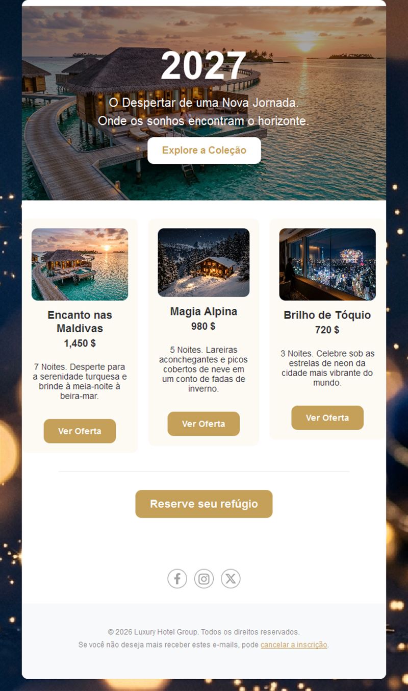New Year 2027 Getaways