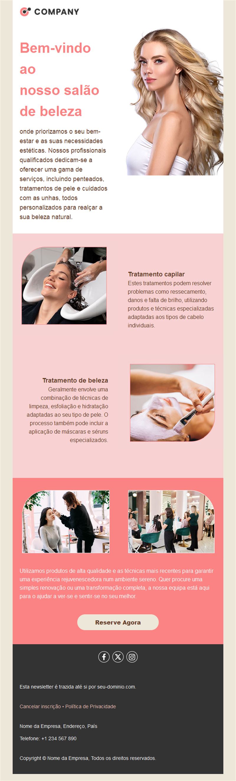 Beauty Salon & Spa Email Templates