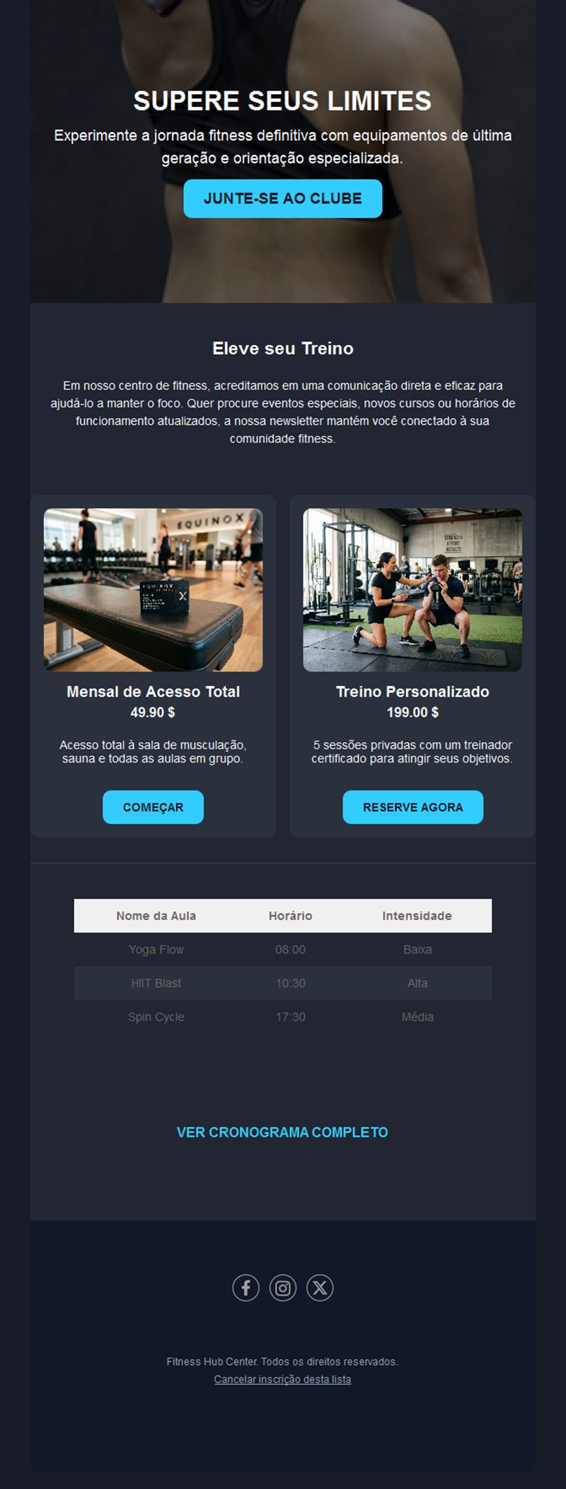Health & Fitness Emails