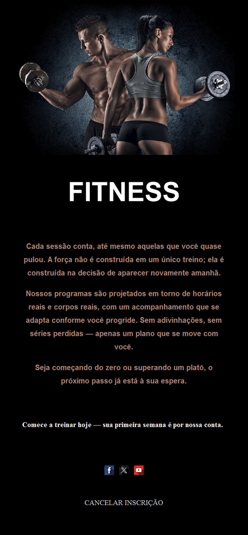 Exercise Email Updates