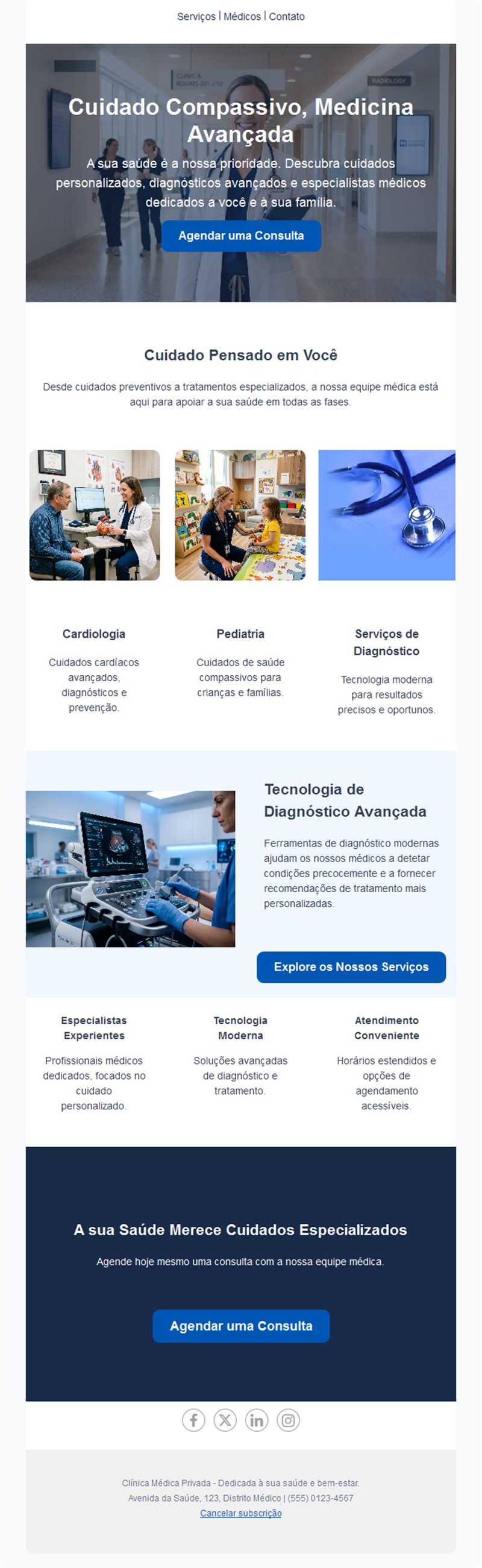 Clinic Announcement Emails