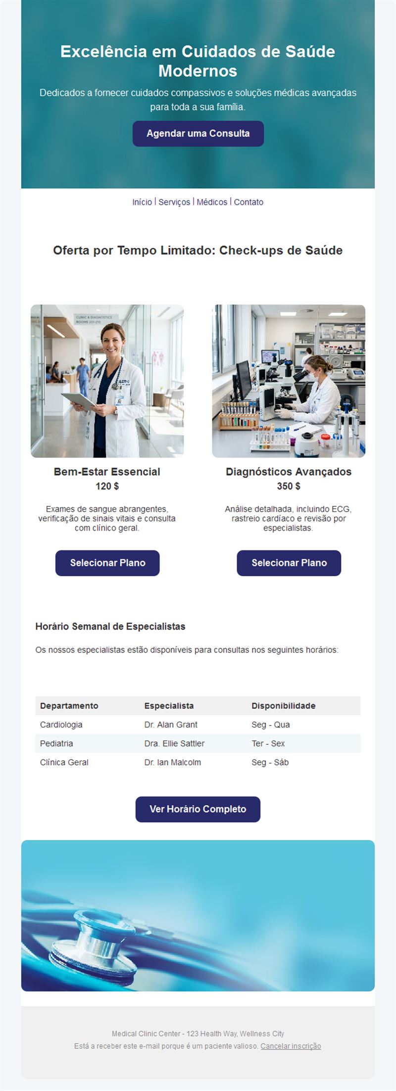 Health Tips Email Layout