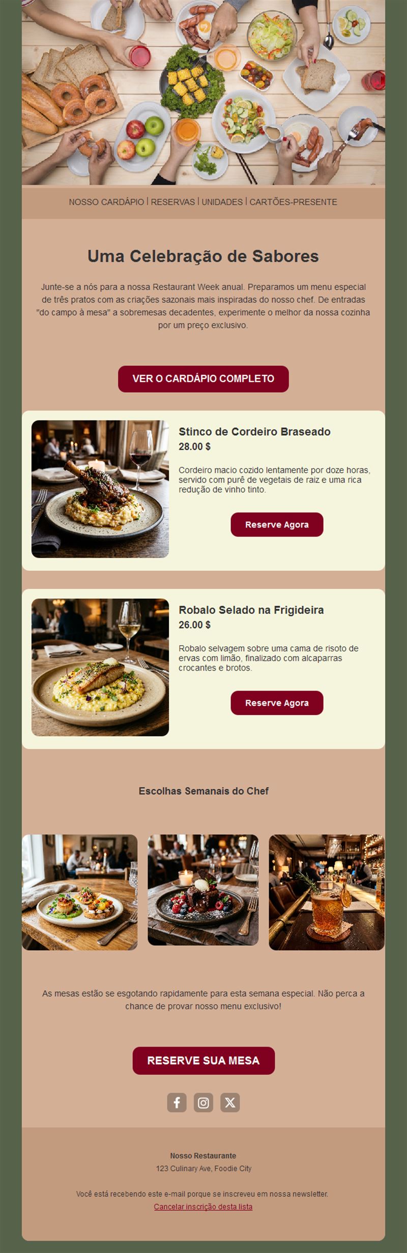 Gourmet Email News