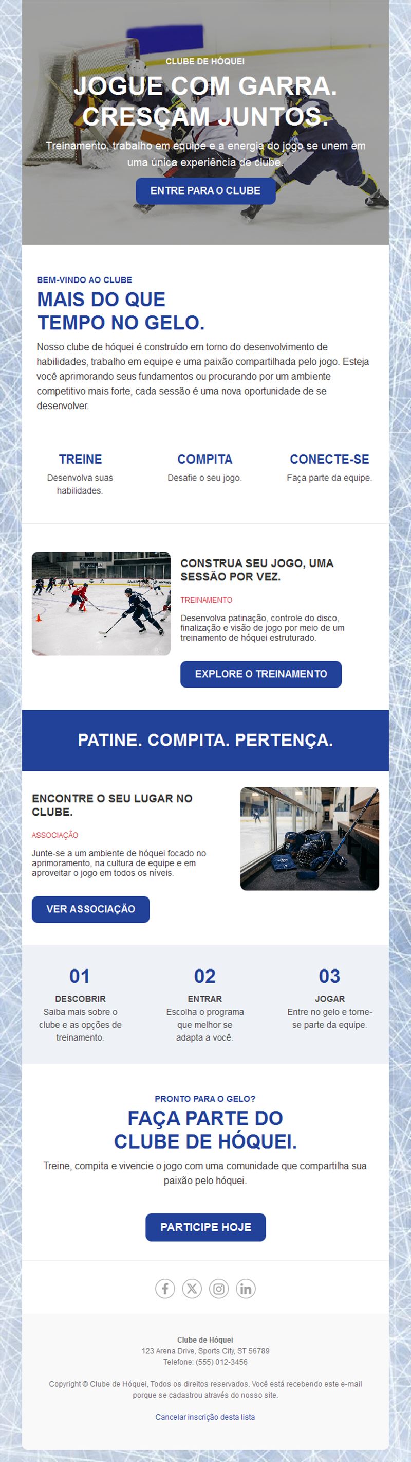Ice Rink Email News