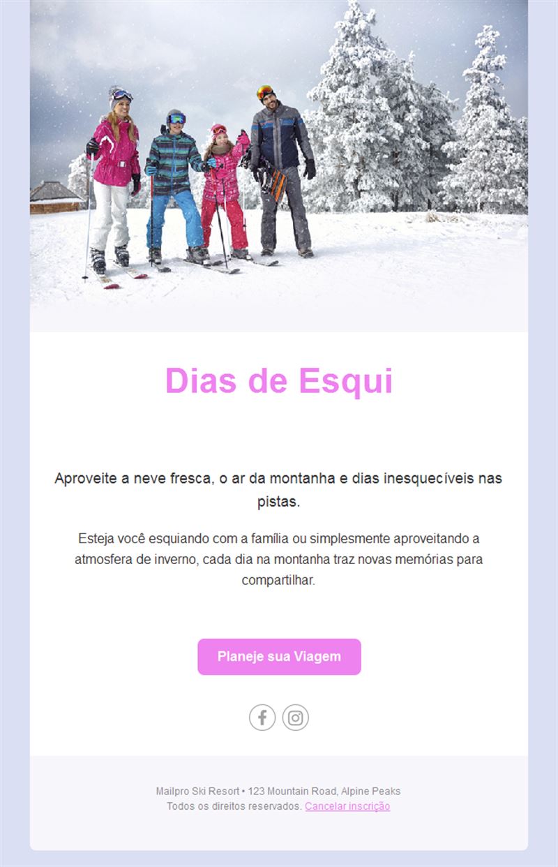 Ski Resort Newsletter