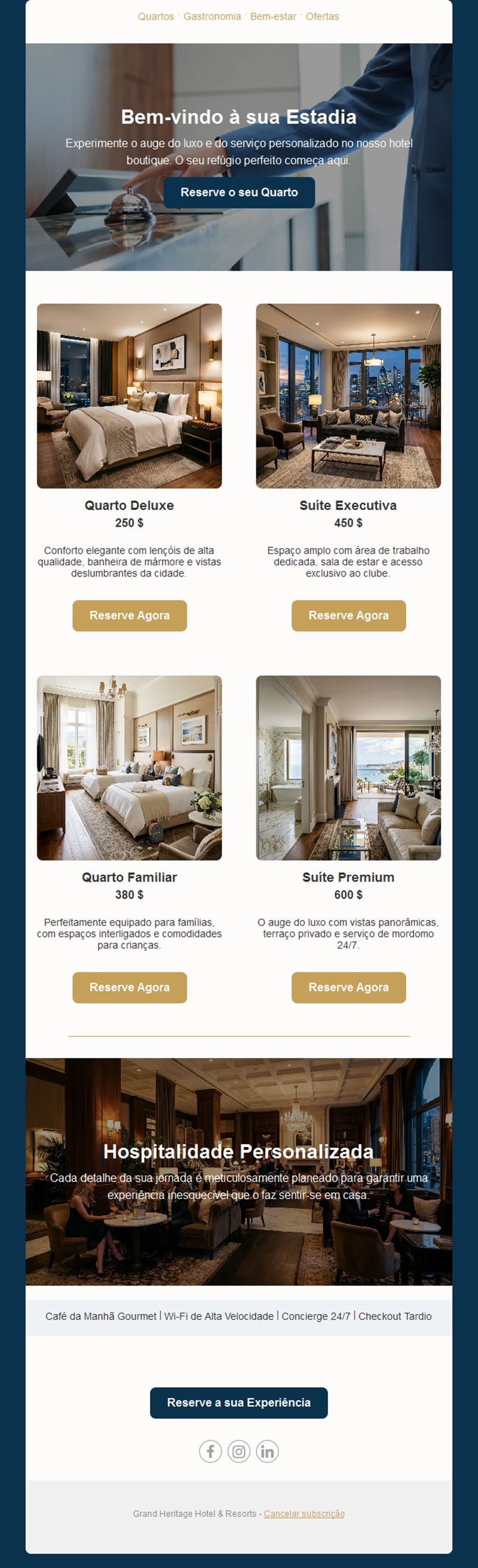 Resort Escape Emails