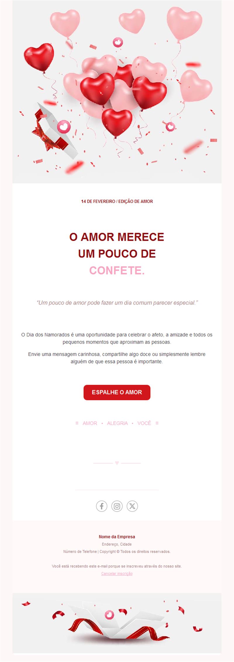 Valentine's Day Email Templates