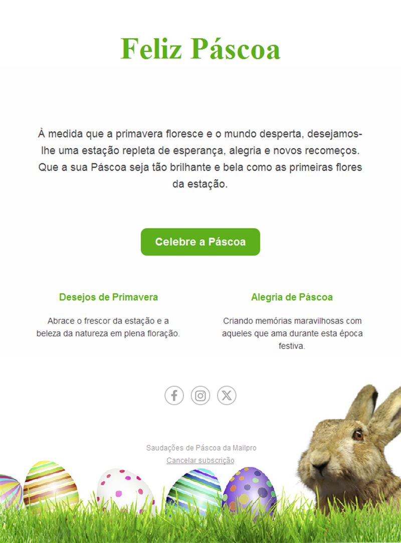 Festive Easter Emails