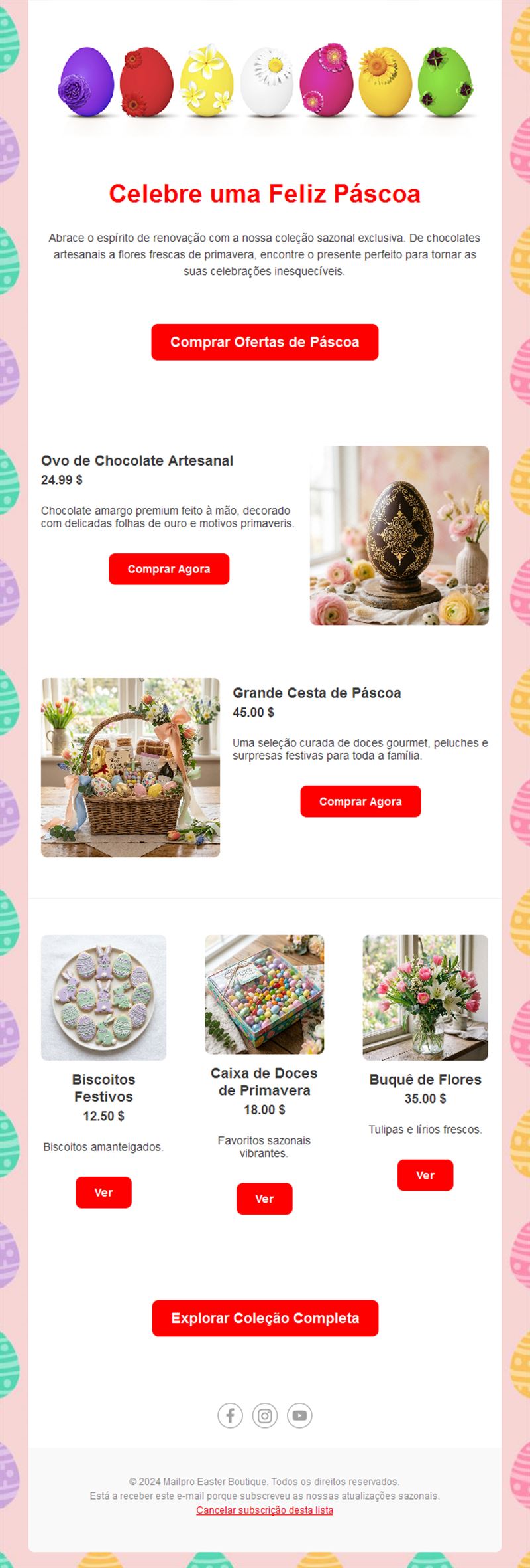 Holiday Spring Emails