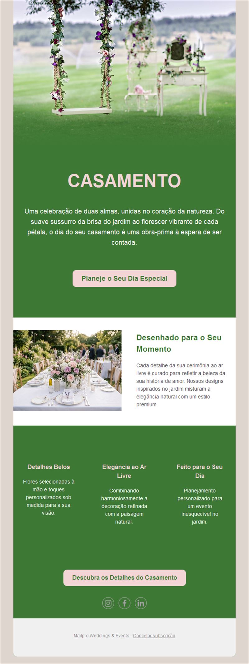 Wedding Celebration Emails