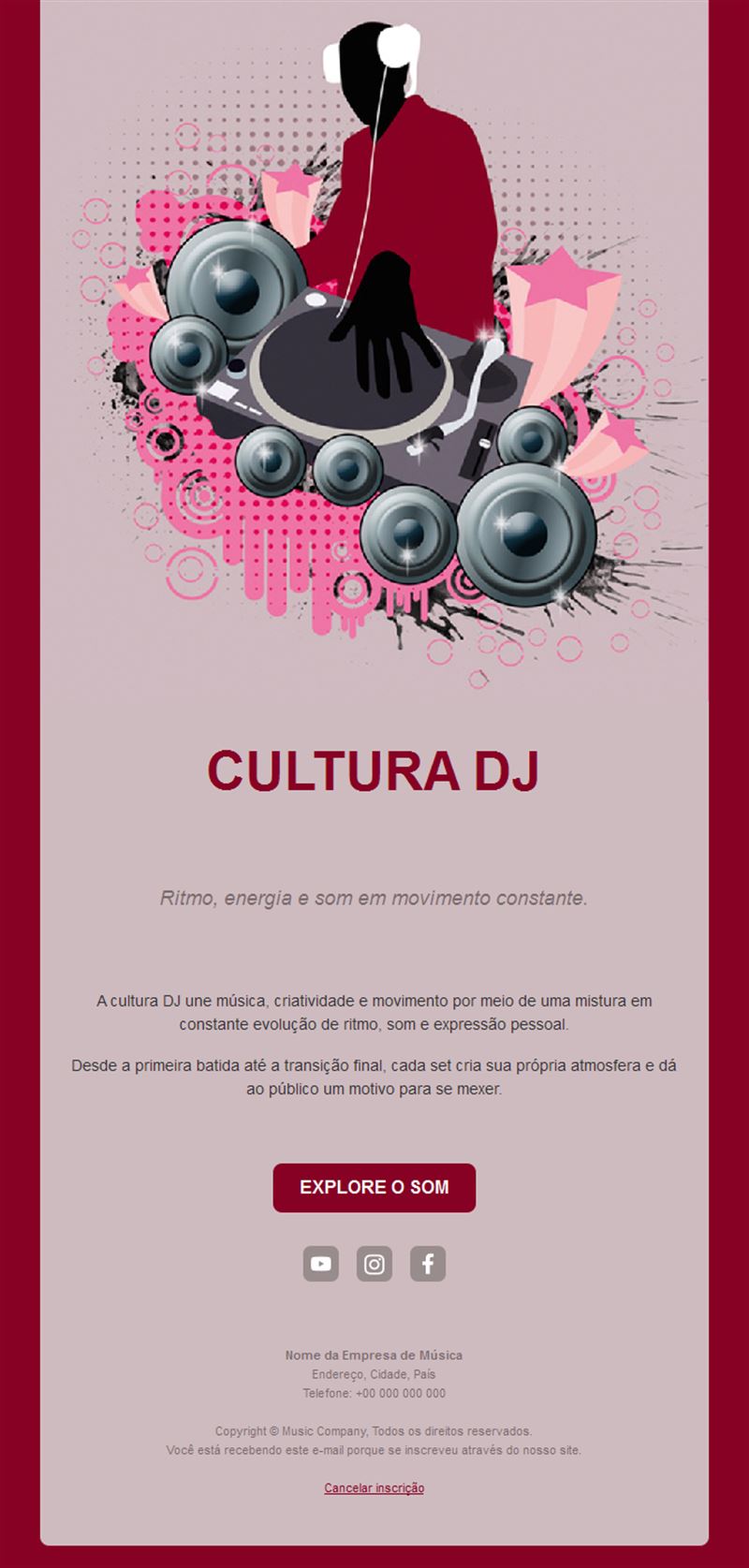 Artist Newsletter Designs