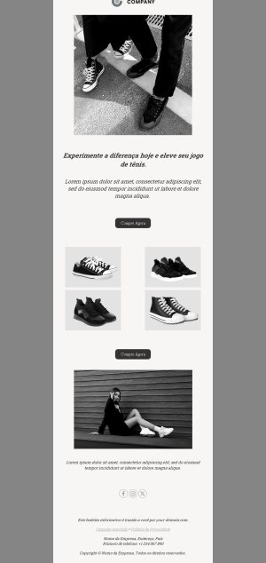 Modelo de Email de Moda – Nova Coleção