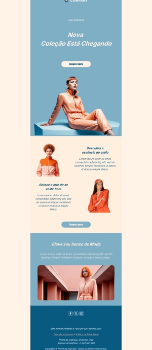 Modelos de Email de Moda