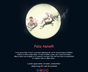 Natal Brilhante e Festivo