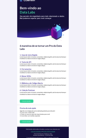 Boas Vindas com Beneficios Claros