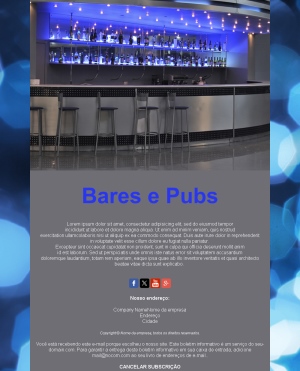 Cardápio e Novos Drinks