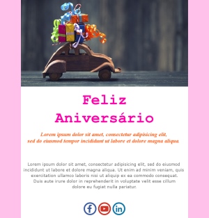 Diga “Feliz Aniversário”
