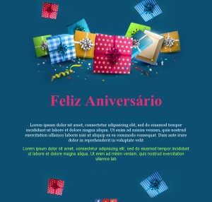 Modelos de Email de Aniversário