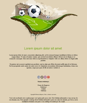 Email Clube Futebol Atualizações