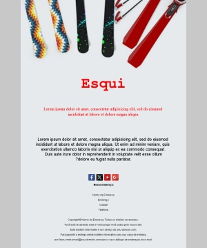 Novidades e Promoções Ski