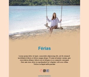 Férias e Alegria