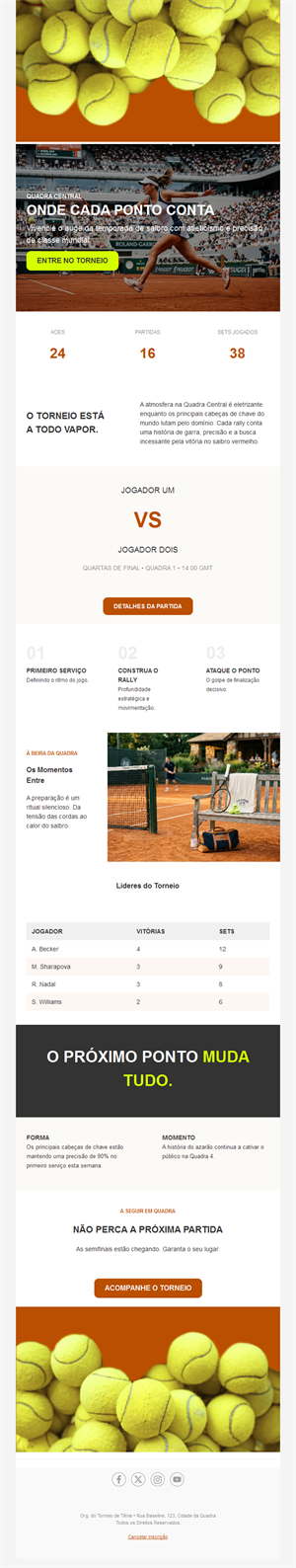 Exciting Tennis Match Templates