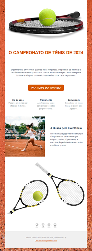 Exciting Tennis Match Templates