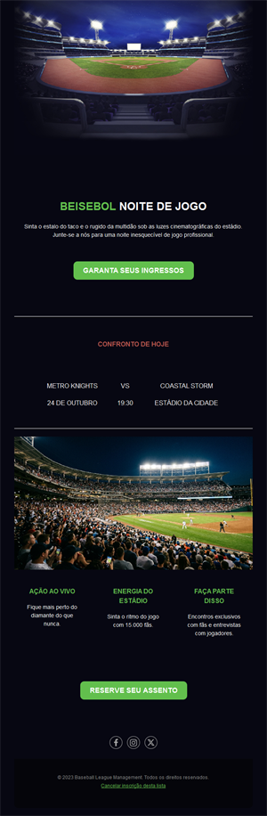 Vibrant Baseball Fan Templates