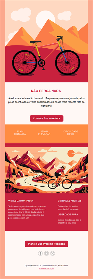 Adventurous Bike Trail Templates
