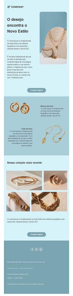 Jewelry Email Templates
