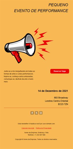 Event Invitation Email Template for Customers