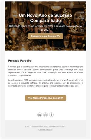 Elegant New Year 2027 Greetings