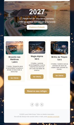 New Year 2027 Getaways