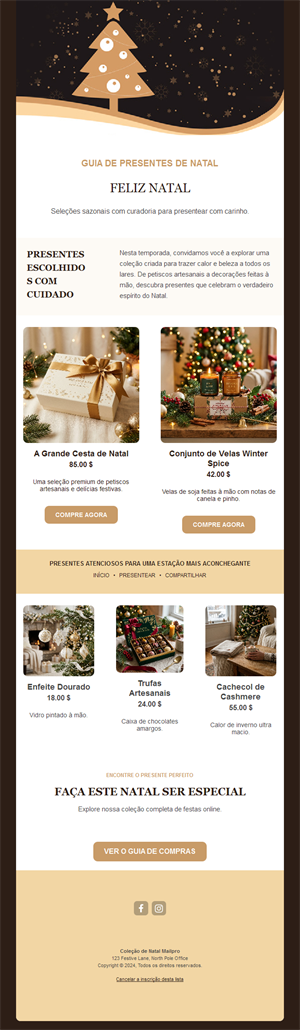 Online Christmas Email