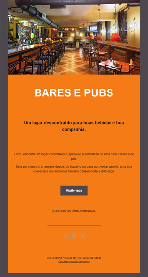 Pub Event Email Templates