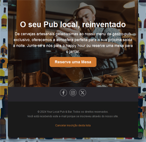 Nightlife Bar Email Layouts