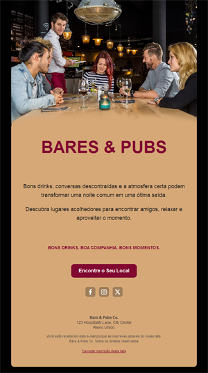 Fun Bar Email Templates
