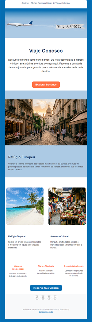 Destination Email Templates