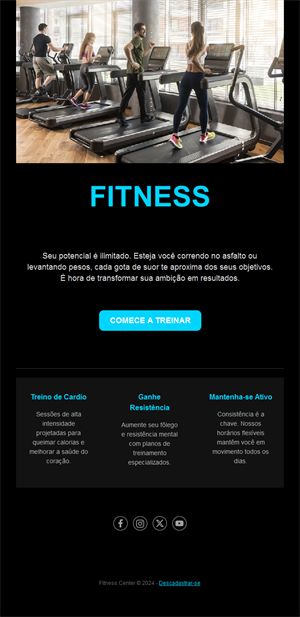 Fitness Newsletter Emails