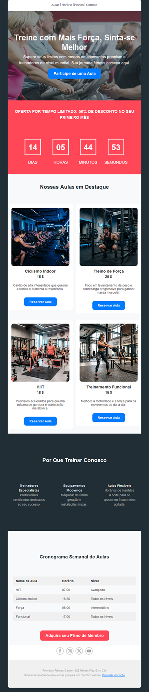 Training Email Alerts