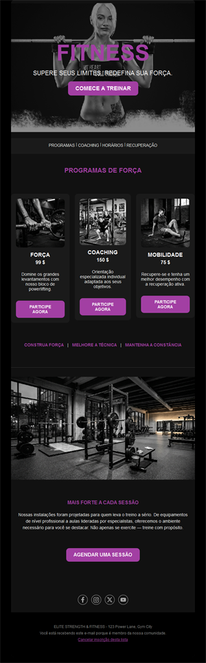 Fitness Motivation Emails