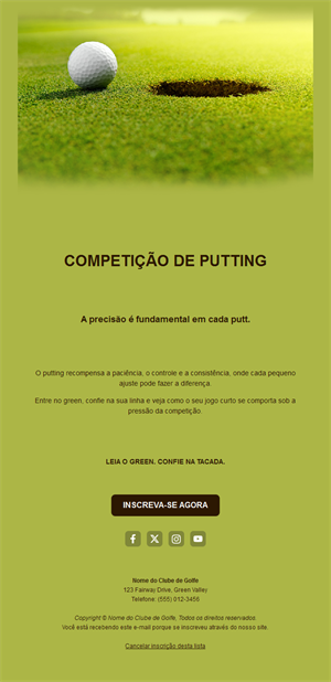 Golf Score Update Emails