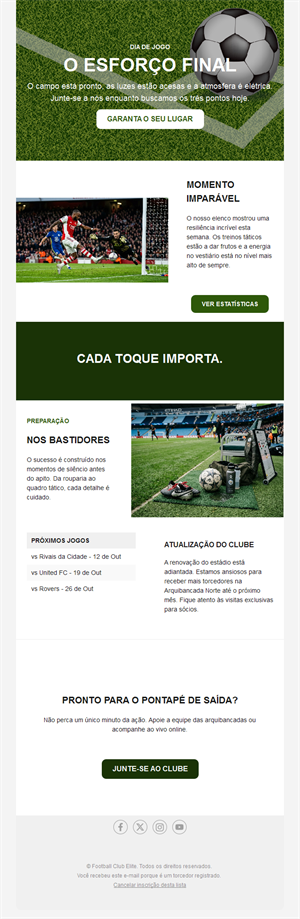Basketball Club Email Layouts