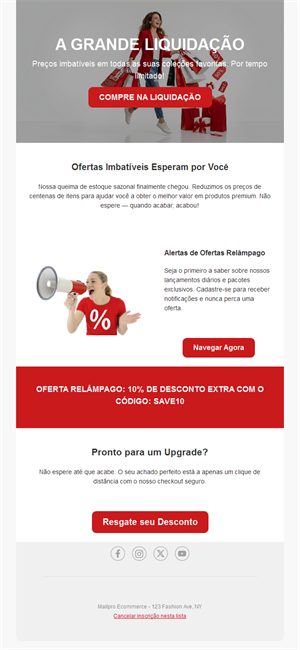 Special Sales Email Offers